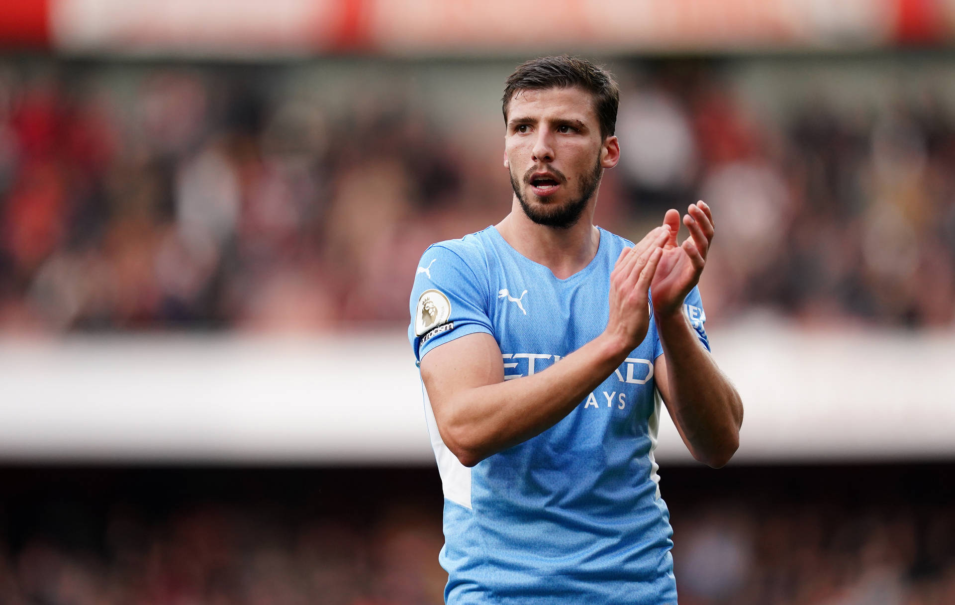 Ruben Dias Inside The Football Stadium