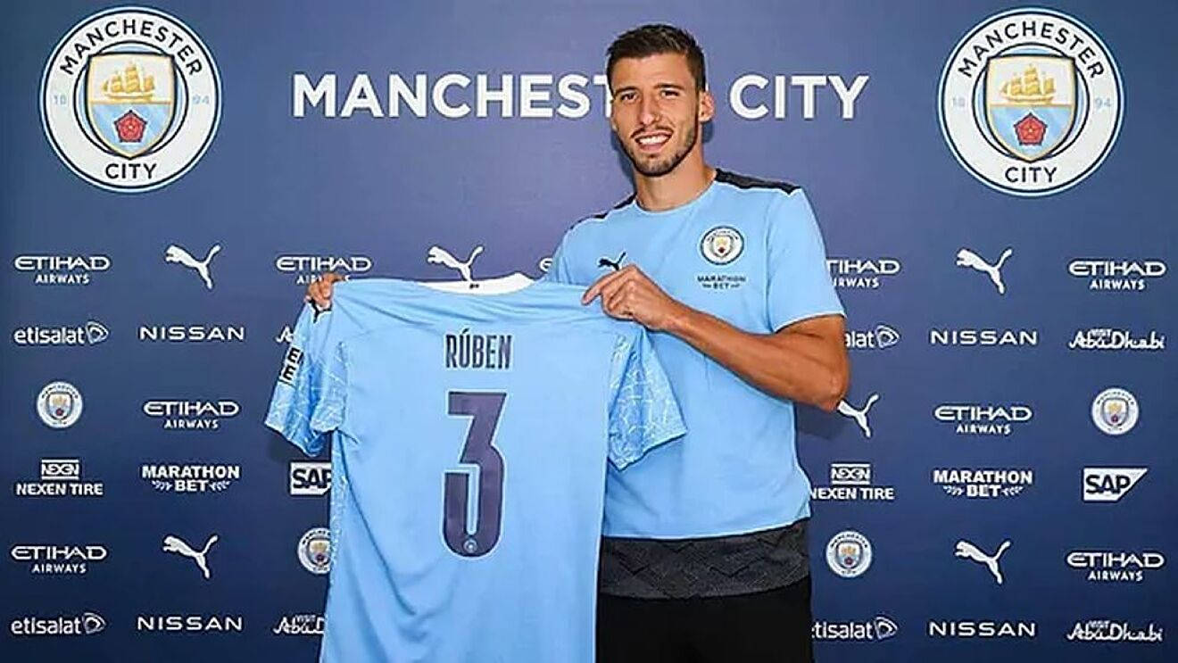 Ruben Dias With Number 3 Jersey