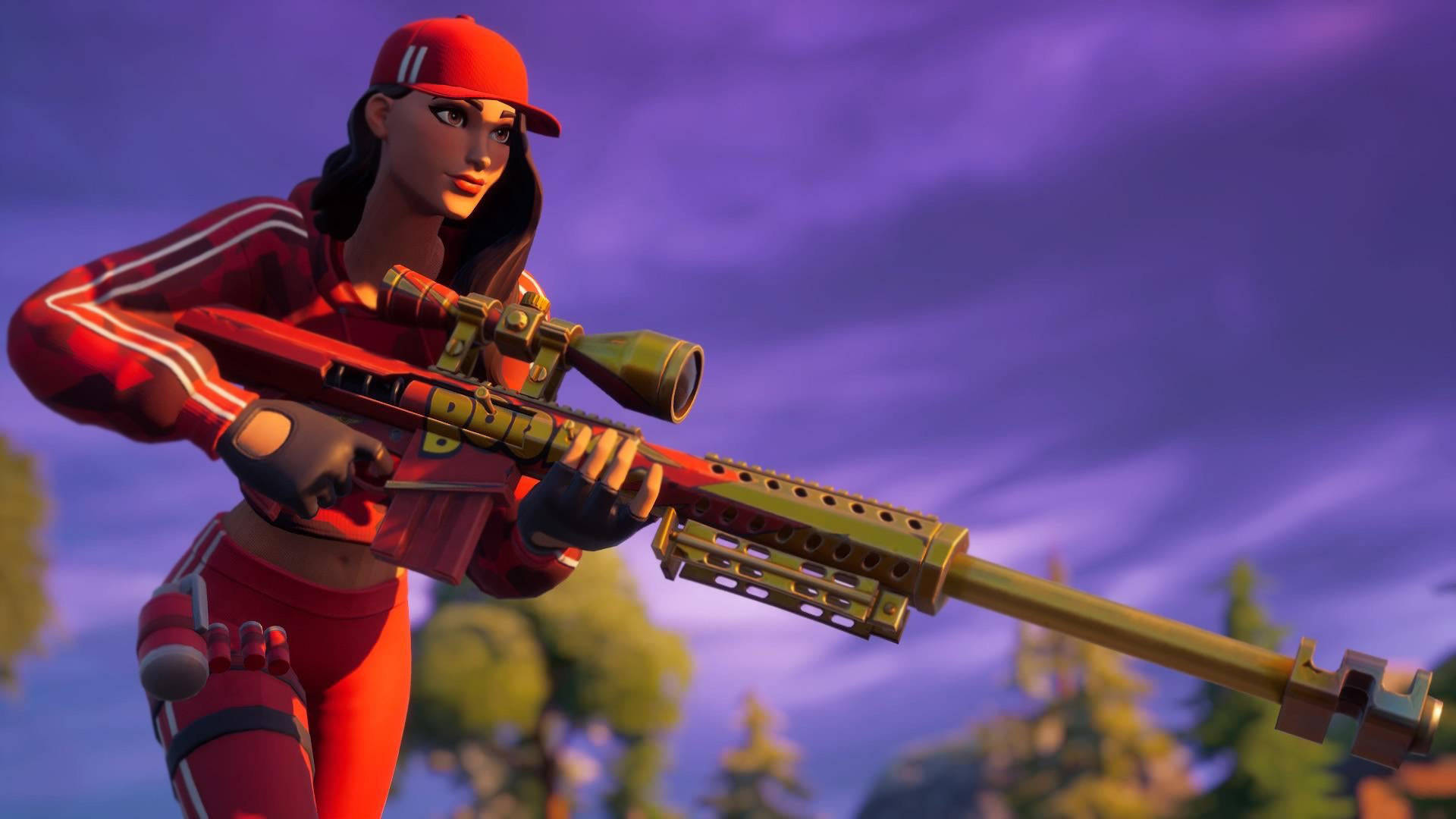Ruby Fortnite Boom Sniper Background