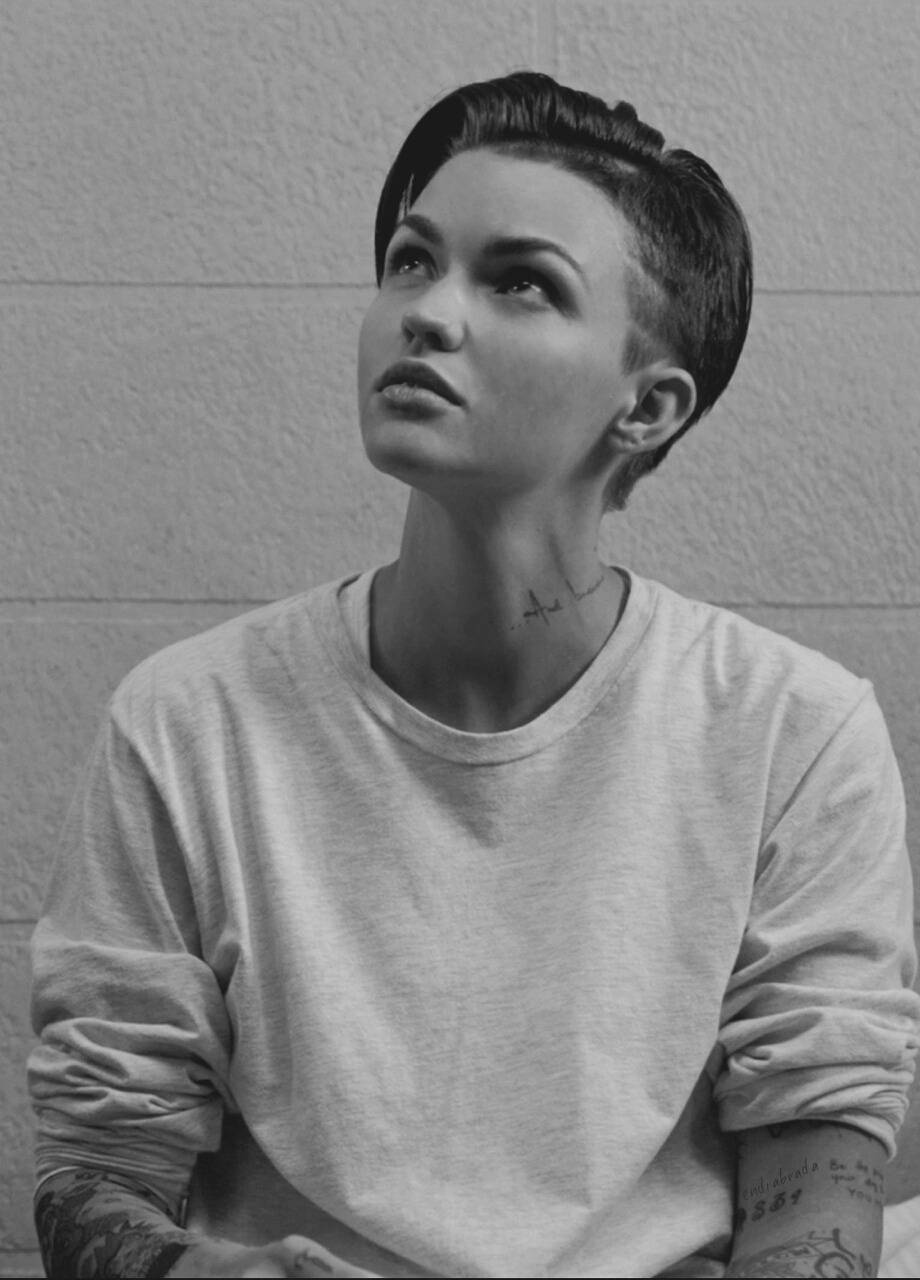 Ruby Rose Black And White Background