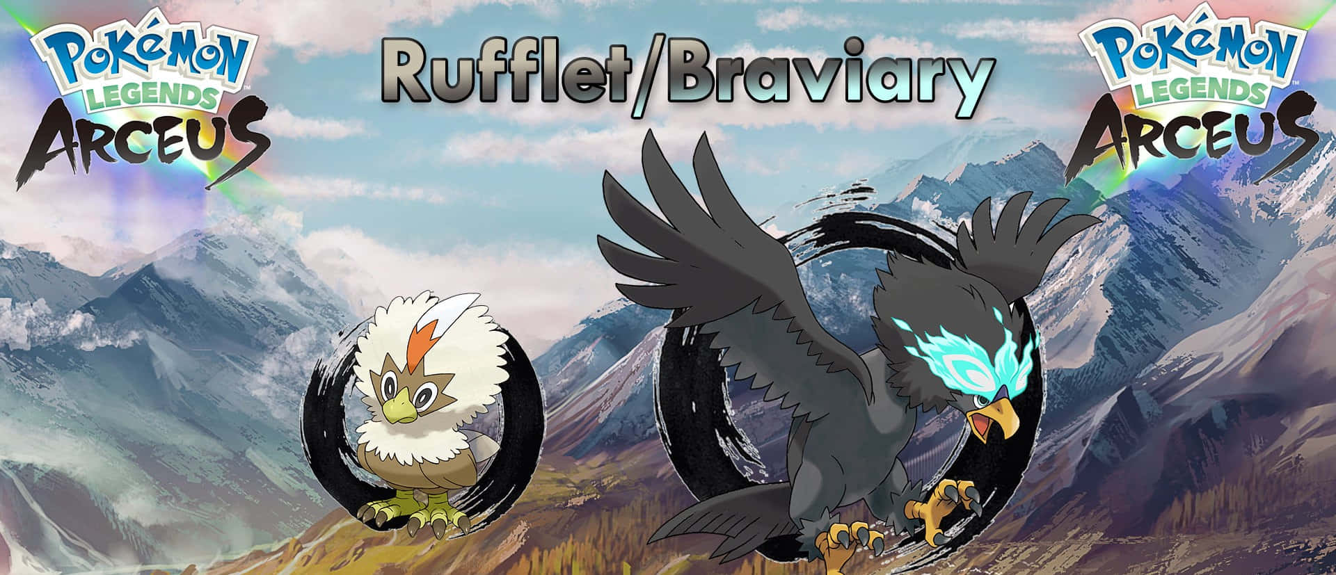 Rufflet And Braviary Pokémon Legends Arceus