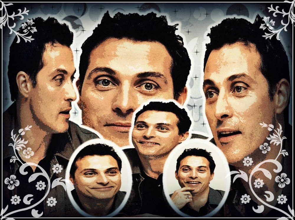 Rufus Sewell Cute Collage Edit Background