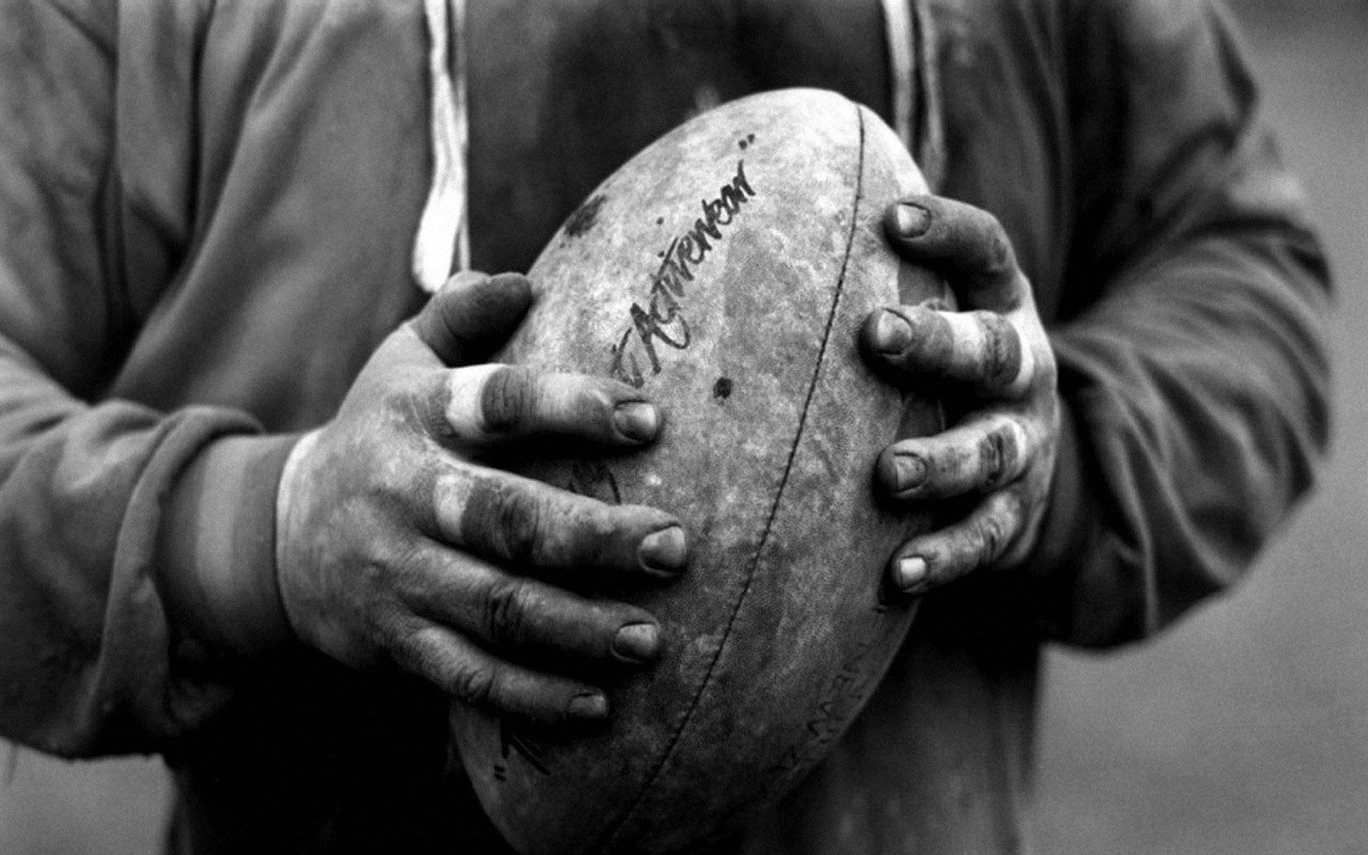 Rugby Ball Aesthetic Photography Background
