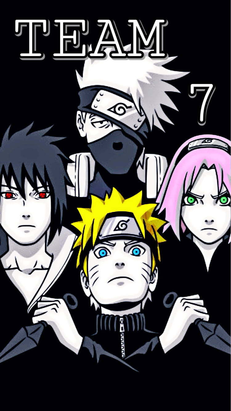 Rugged Team 7 Naruto Iphone Background