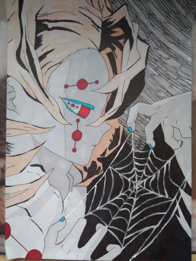 Rui Demon Slayer Sketch Background