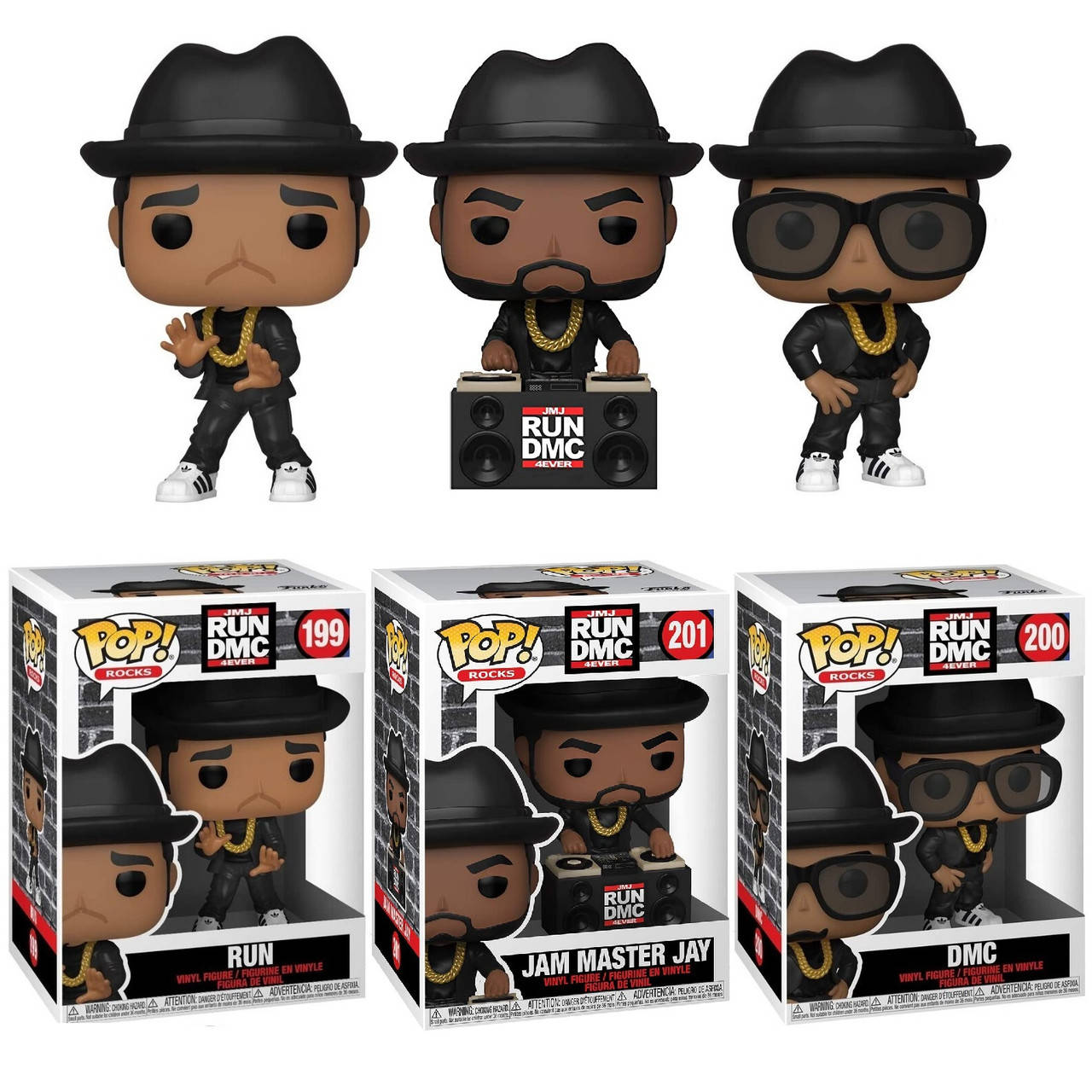 Run D.m.c Funko Pop Rocks Vinyl Figures