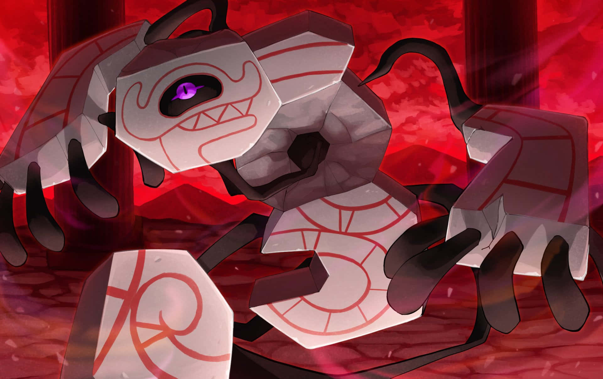 Runerigus Pokemon Artwork Background