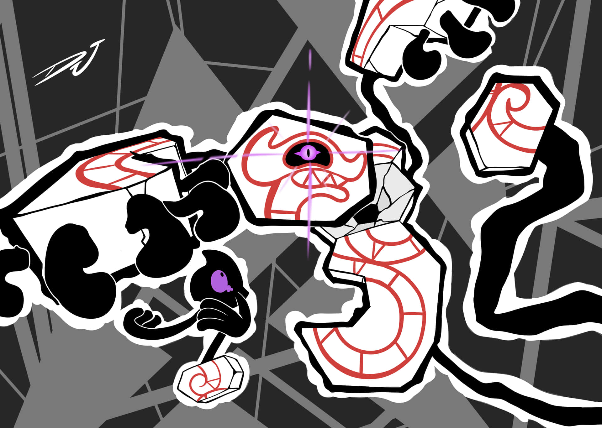 Runerigus Pokemon Artwork Background