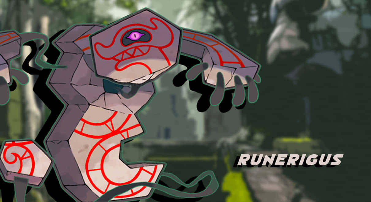 Runerigus Pokemon Artwork Background