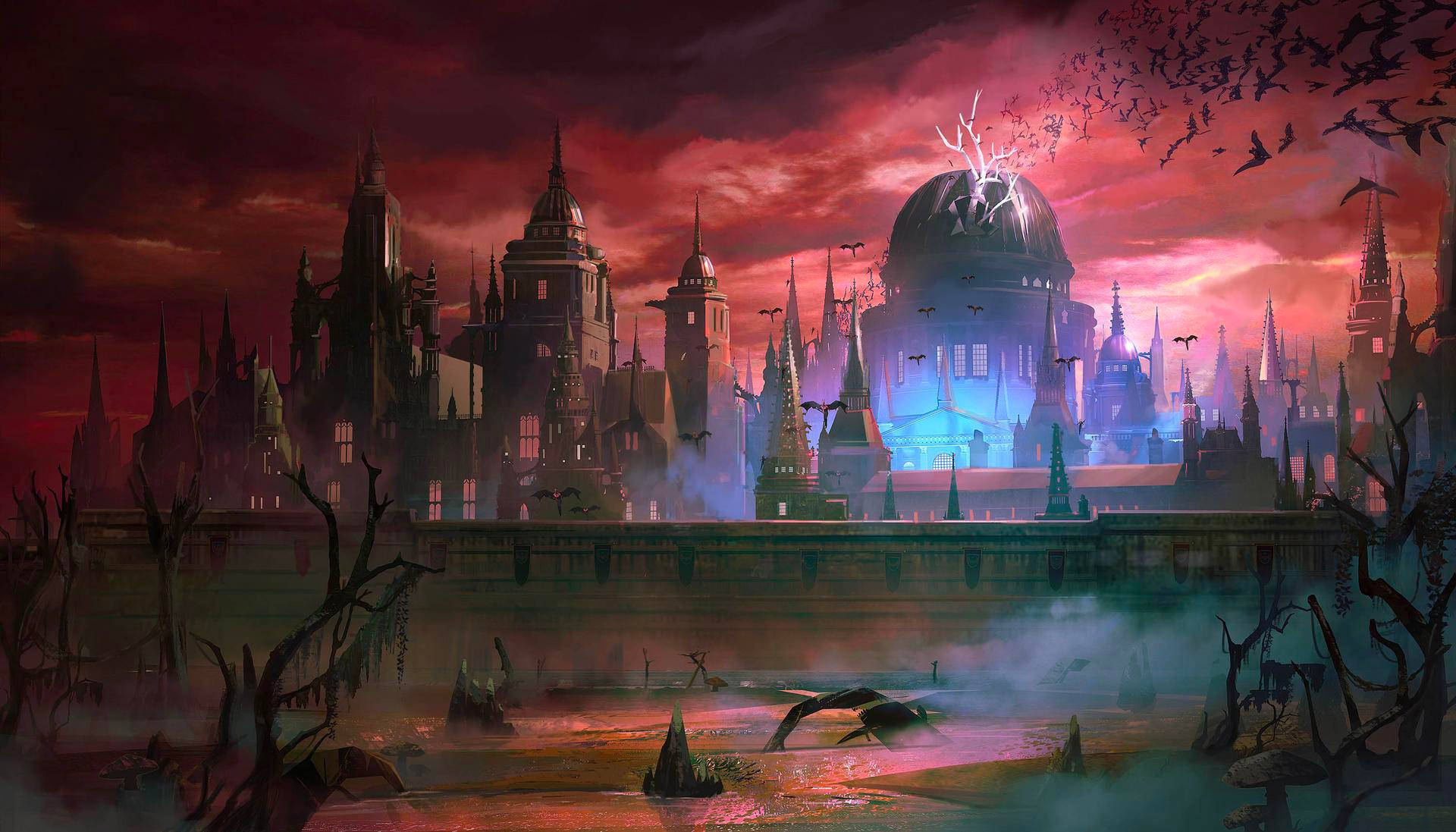 Runescape Darkmeyer City Background
