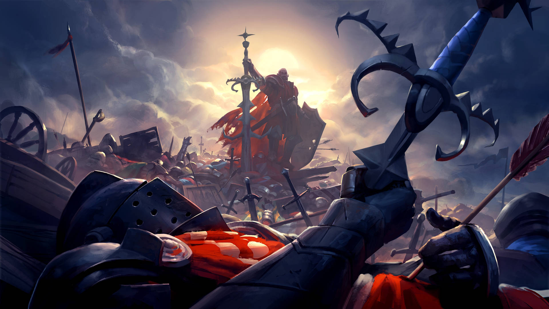 Runescape In Battle Background