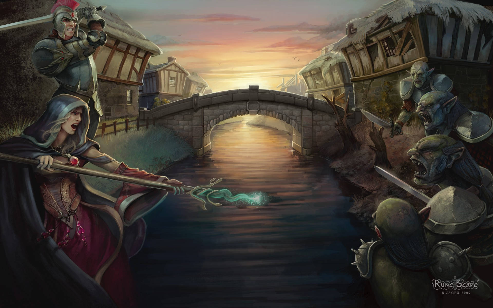 Runescape River Canal Background