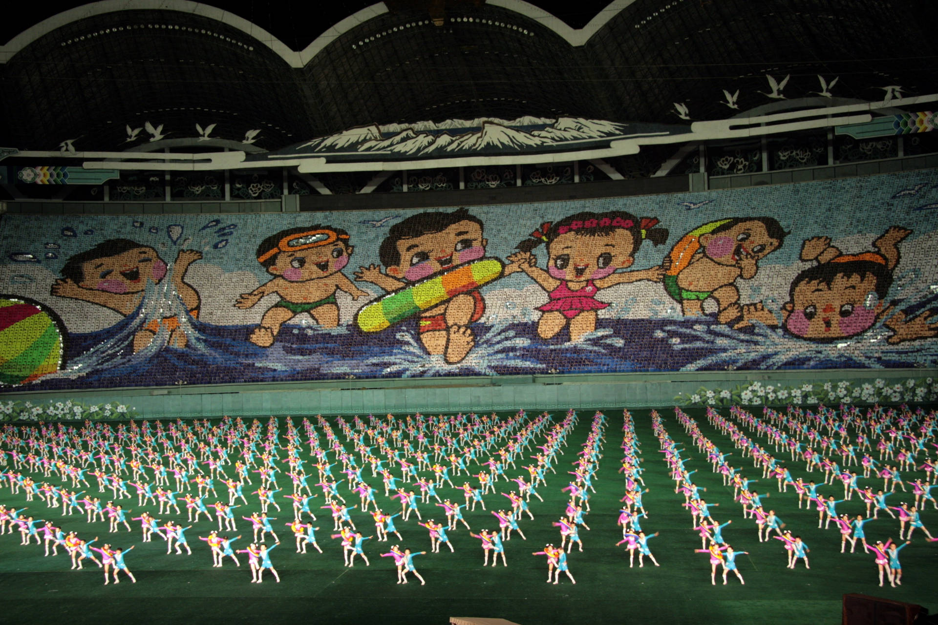 Rungrado 1st Of May Stadium Pyongyang Background