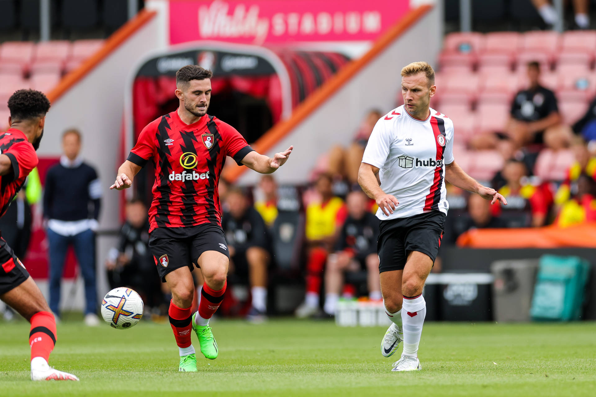 Running Afc Bournemouth Football Player Background