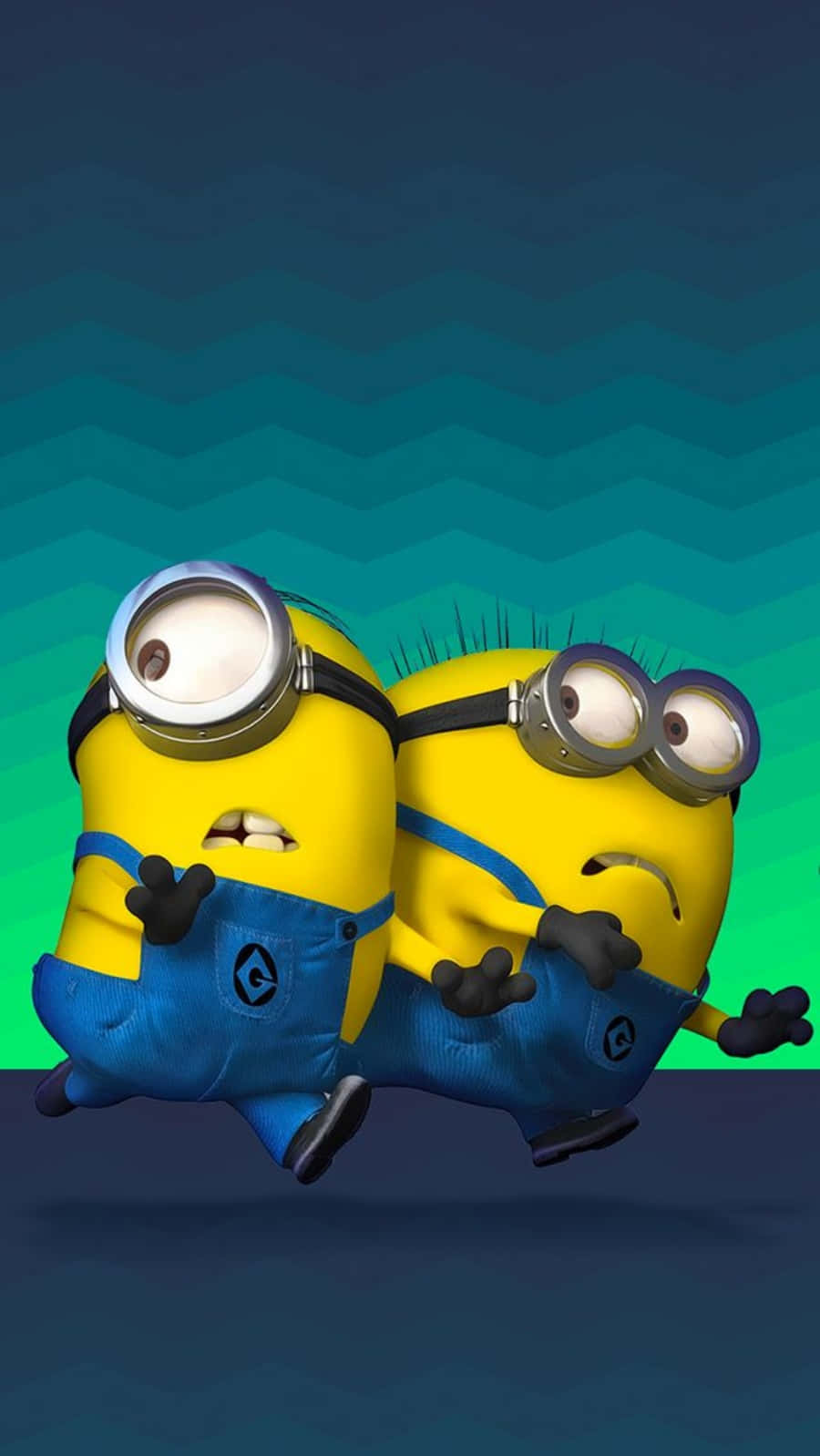 Running Despicable Me Minion Iphone Background
