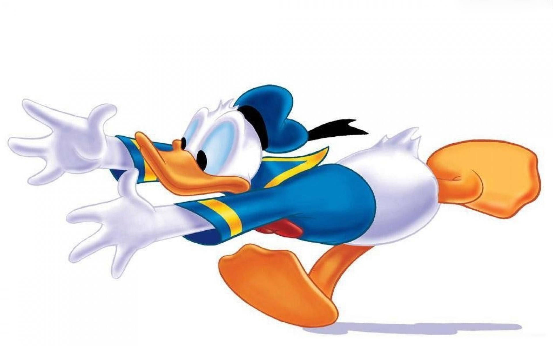 Running Donald Duck Background