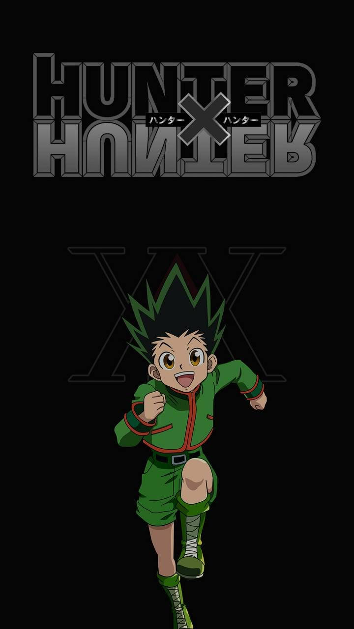 Running Gon As A Hunter X Hunter Iphone Background