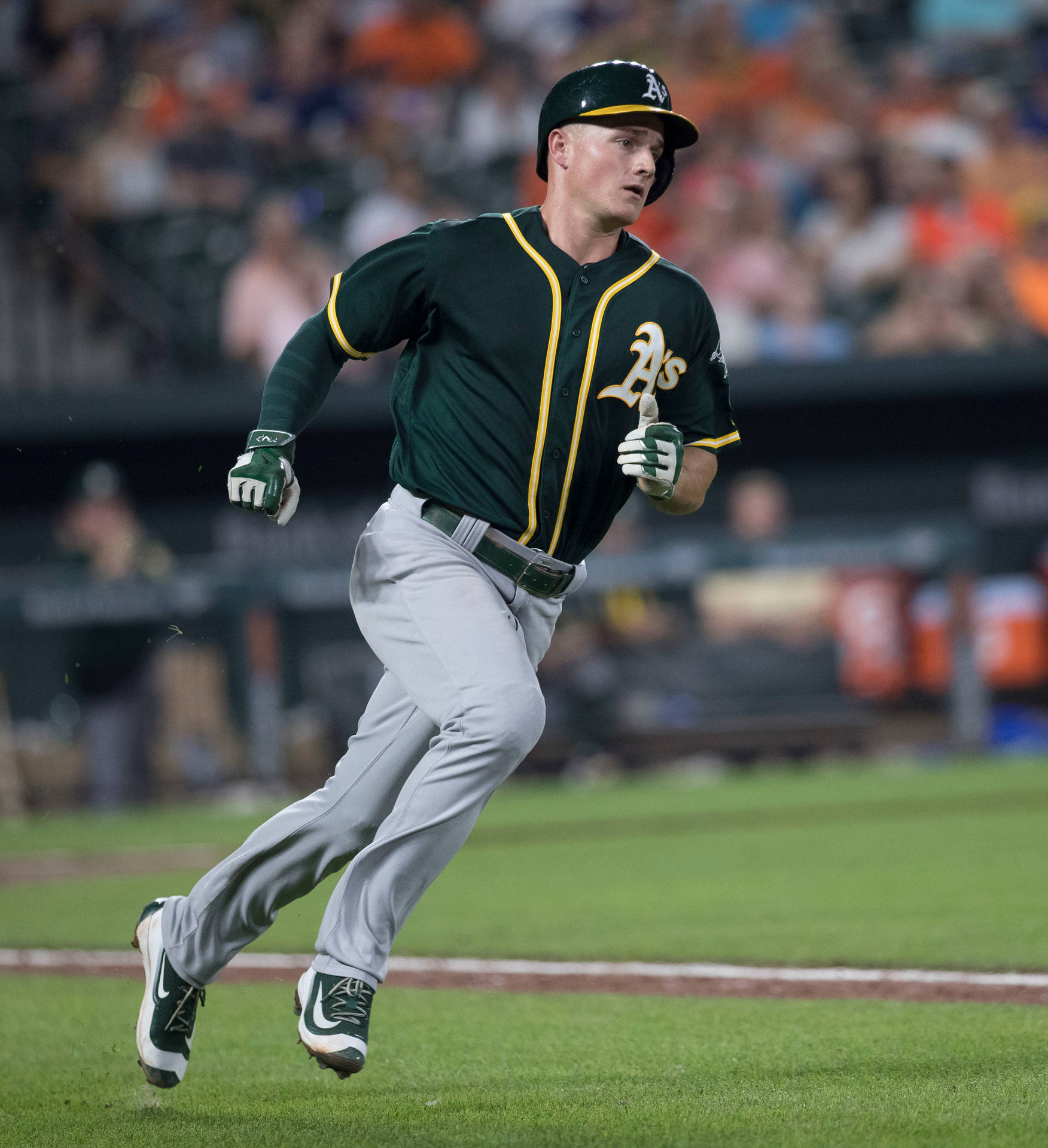 Running Matt Chapman Oakland Athletics Background