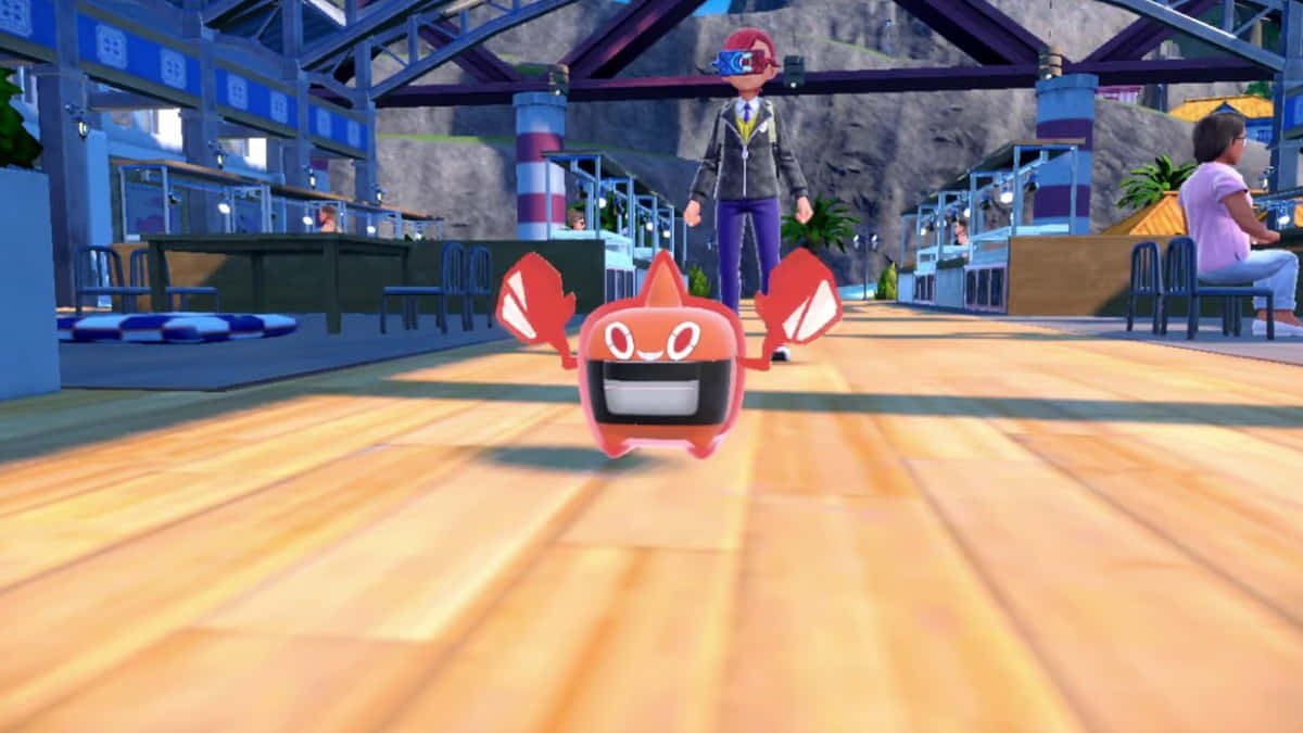 Running Rotom Toaster