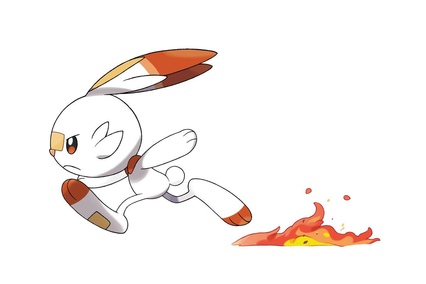 Running Scorbunny Background