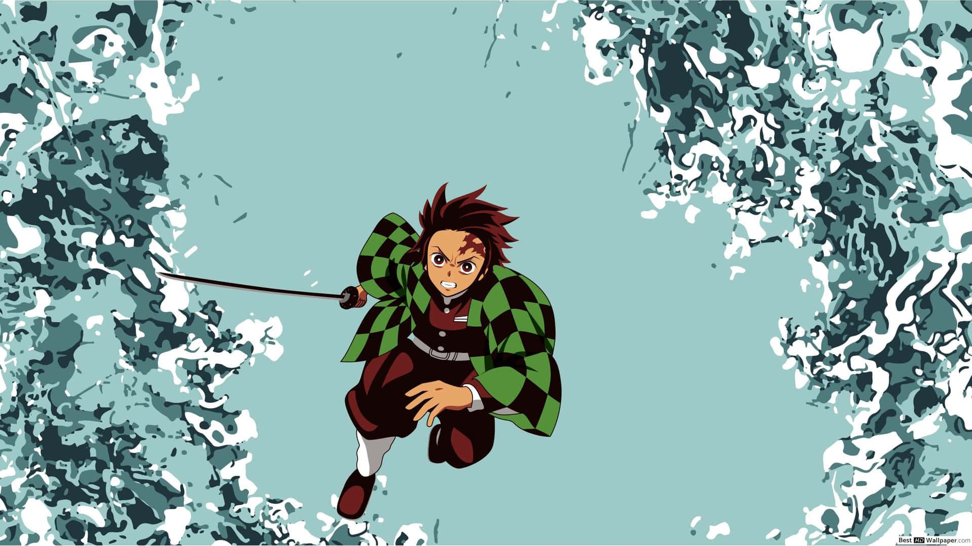 Running Tanjiro Demon Slayer Ipad