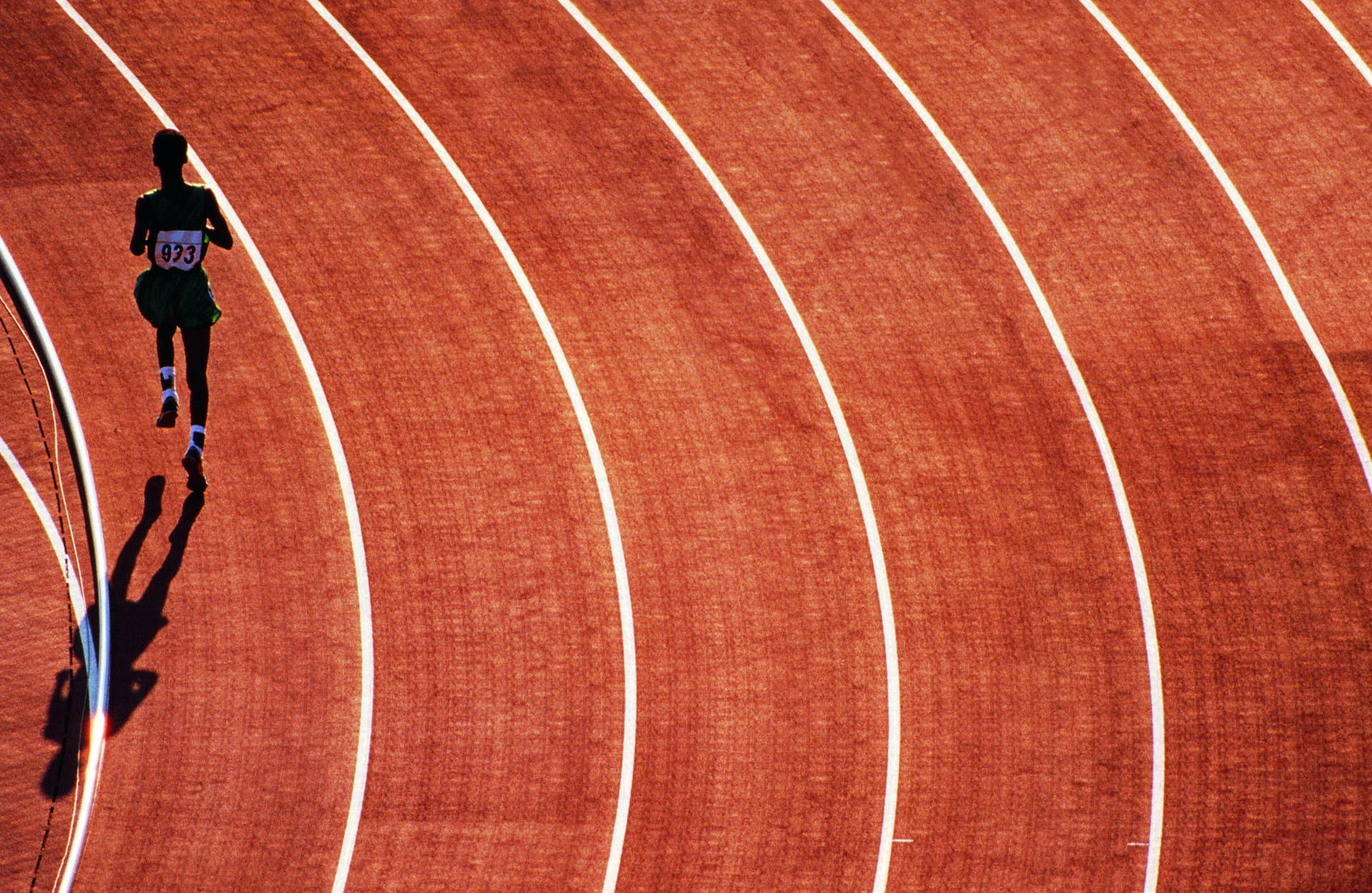 Running Track Sports Aerial Background