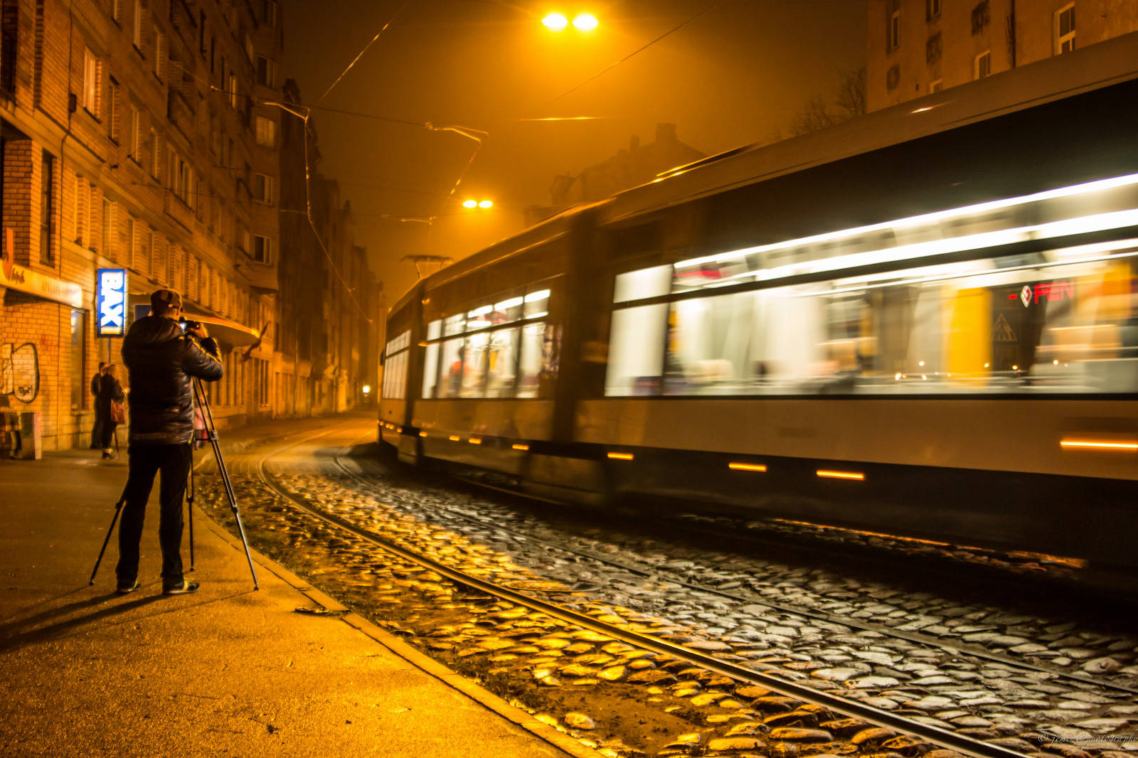 Running Train In Riga Background