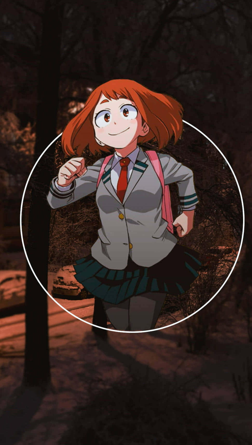 Running Uraraka Aesthetic