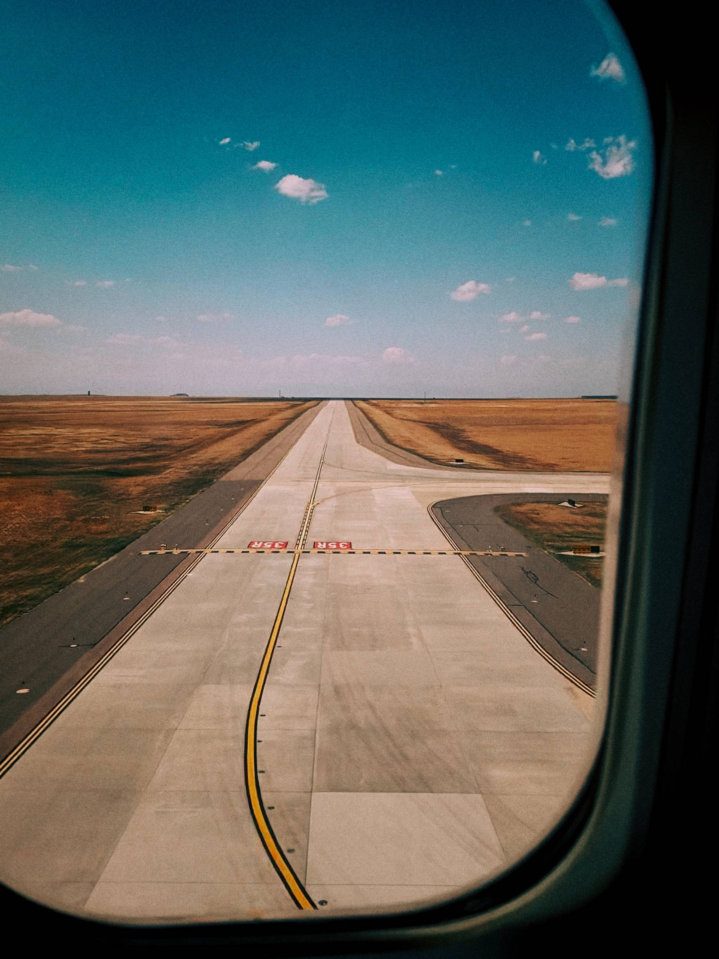 Runway View From Window