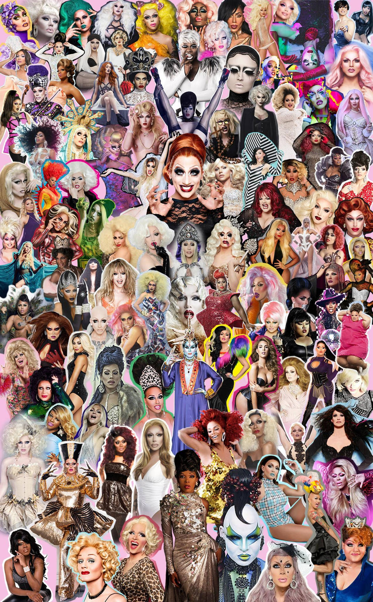 Rupaul's Drag Race Collage Background