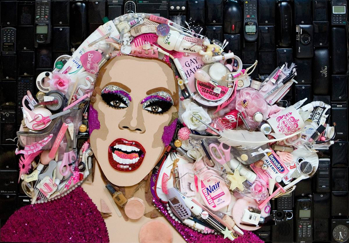 Rupaul's Drag Race Collage Art Background
