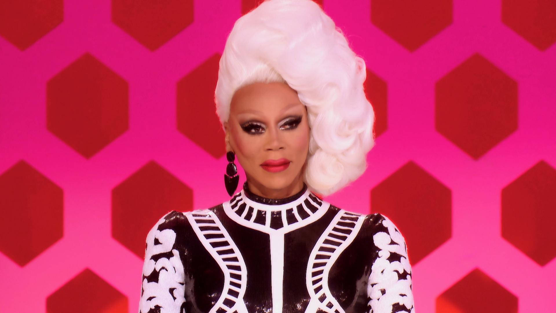 Rupaul's Drag Race Pink Red Background Background
