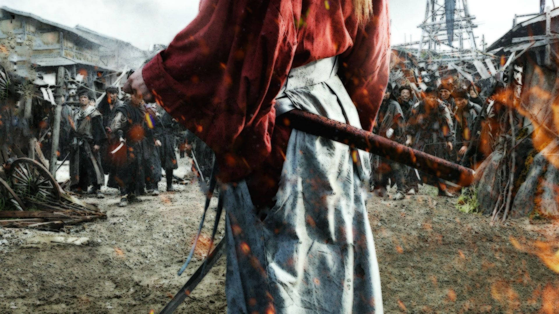 Rurouni Kenshin Facing Enemies Background