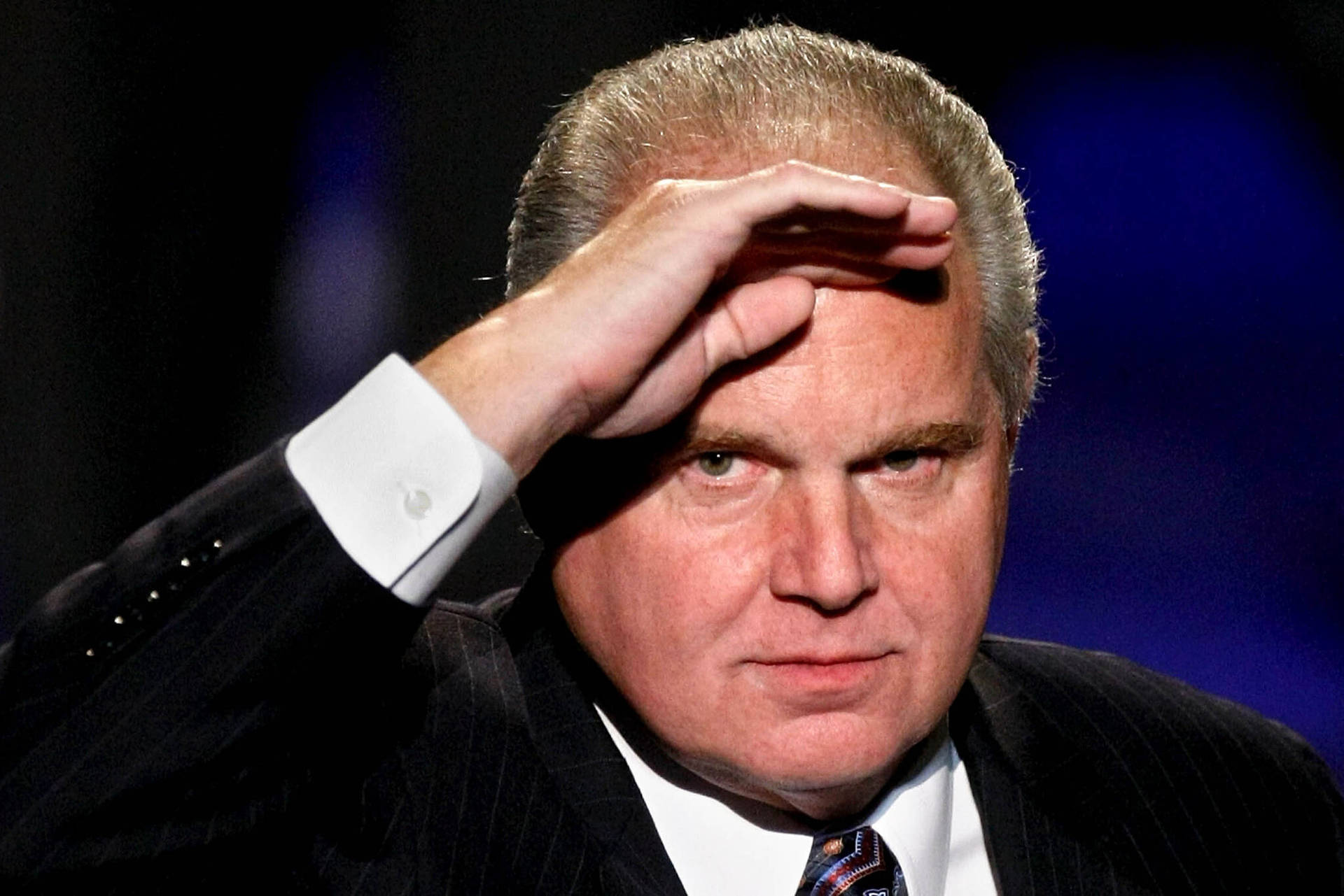 Rush Limbaugh At Pageant Competition Background