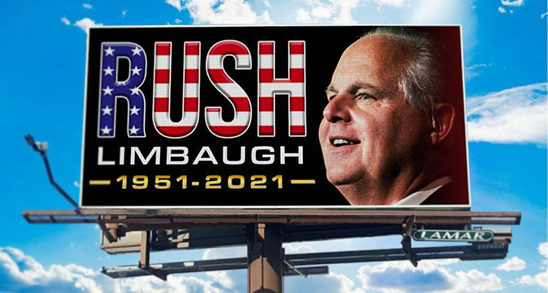 Rush Limbaugh Billboard Tribute Background
