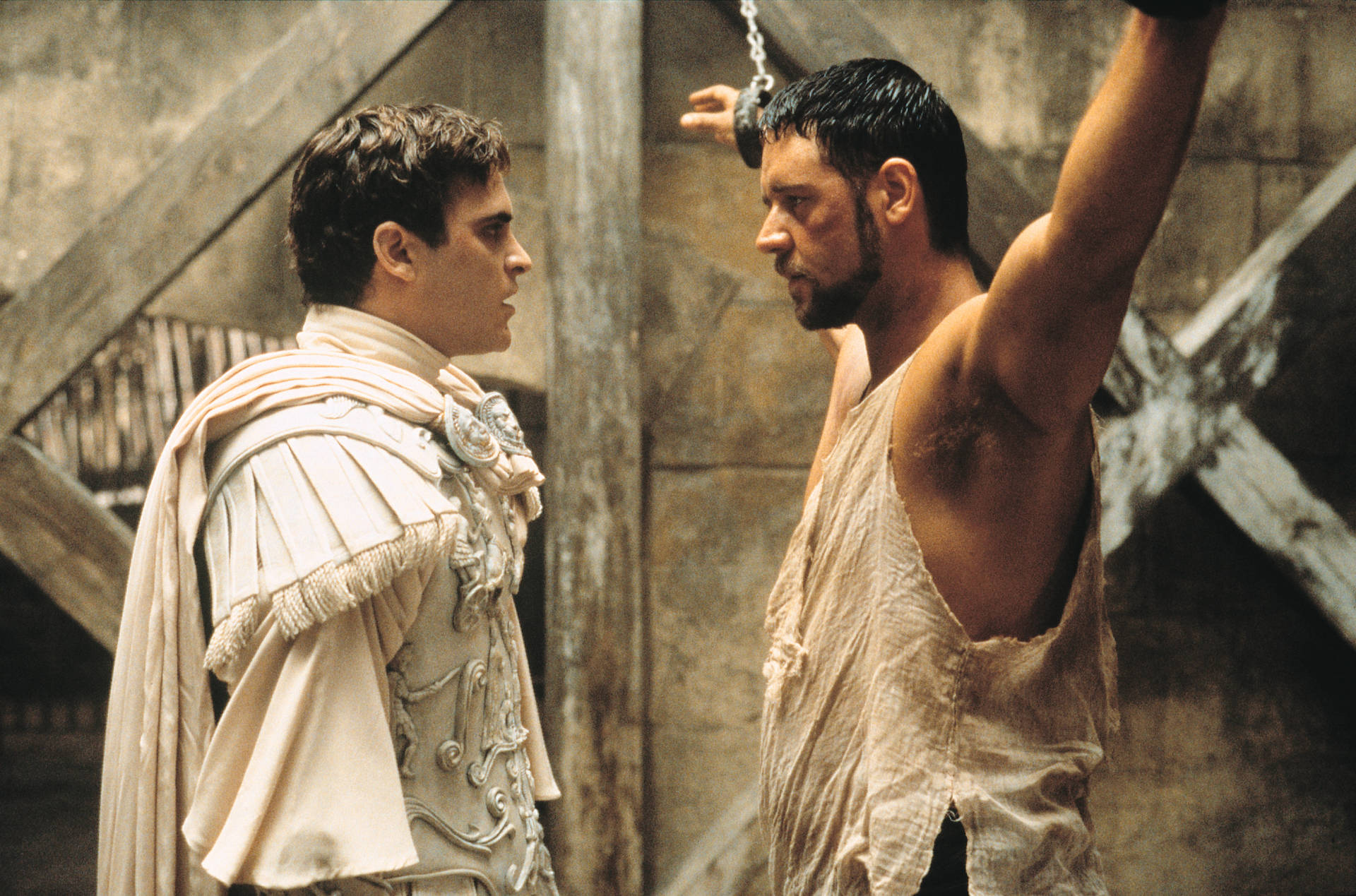 Russell Crowe Maximus Slave Background