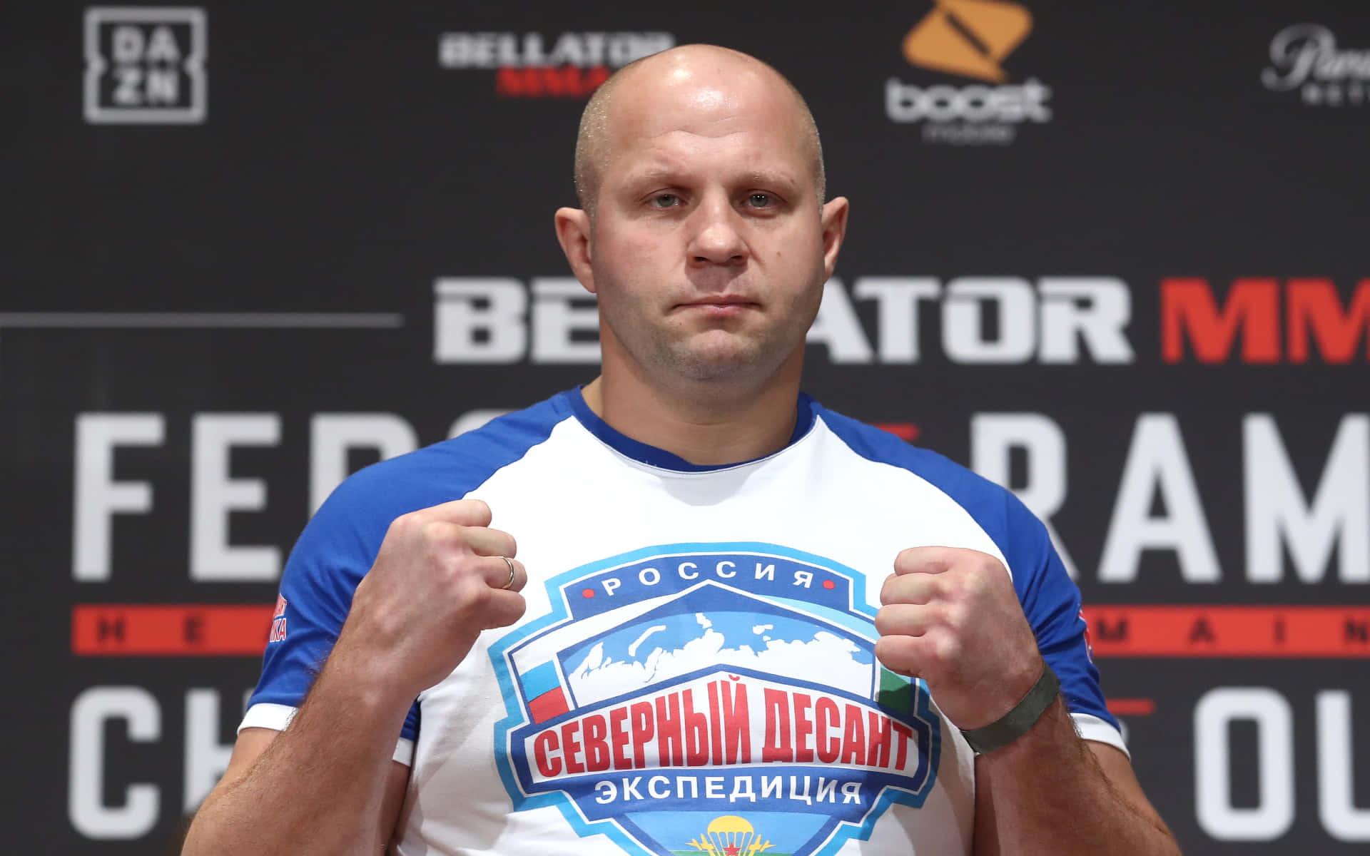 Russian Athlete Fedor Emelianenko Weigh In 2019 Background