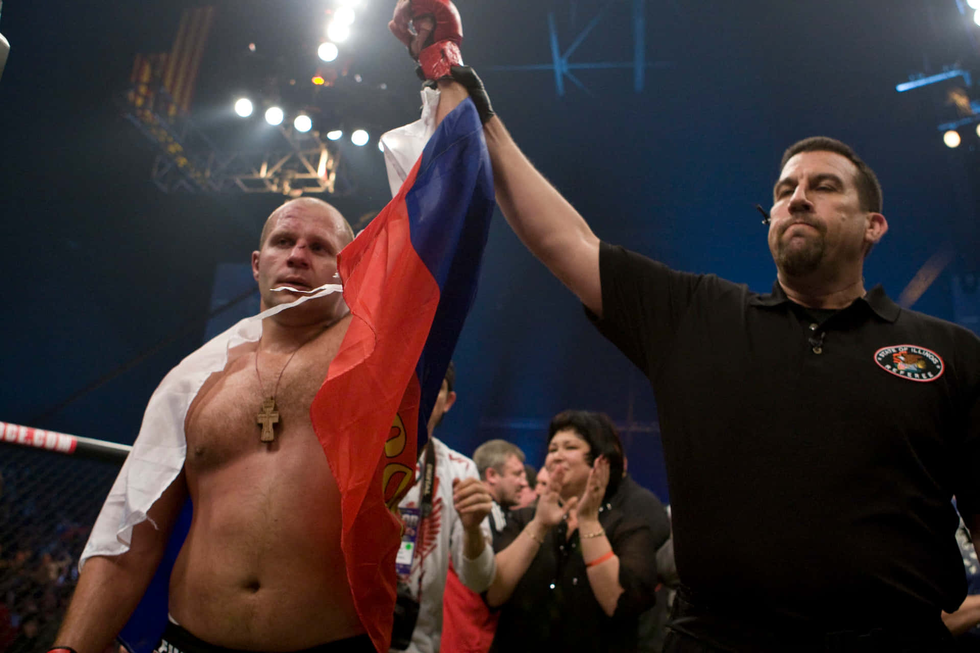 Russian Mixed Martial Artist Fedor Emelianenko 2009 Background