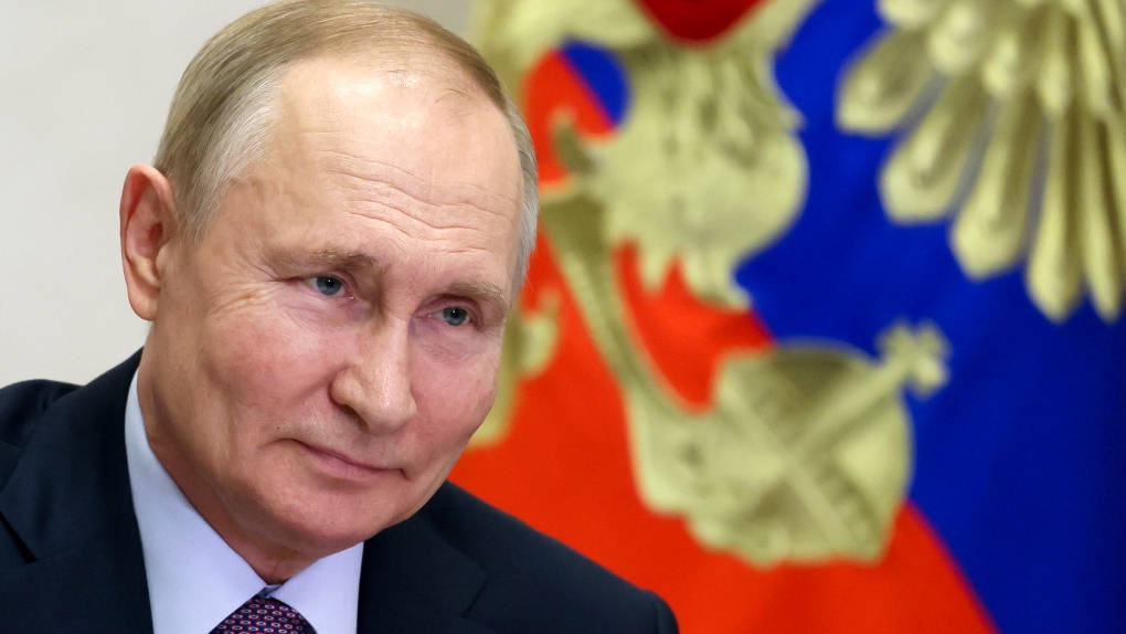 Russian President Vladimir Putin Smirking