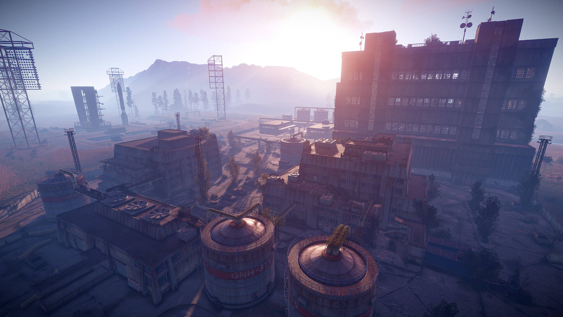 Rust Industrial Site Background