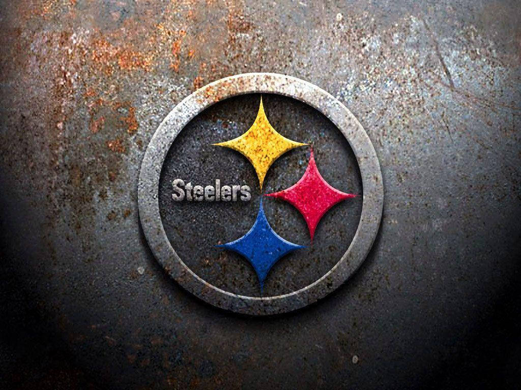Rusted Metal Pattern Steelers Background