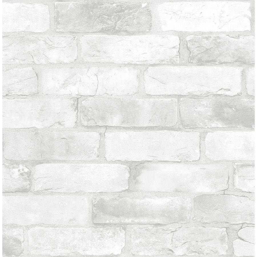 Rustic All White Brick Wall Background