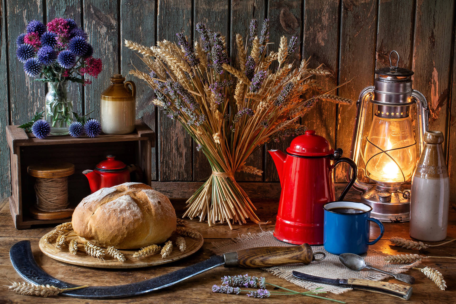 Rustic Fall Table Setup