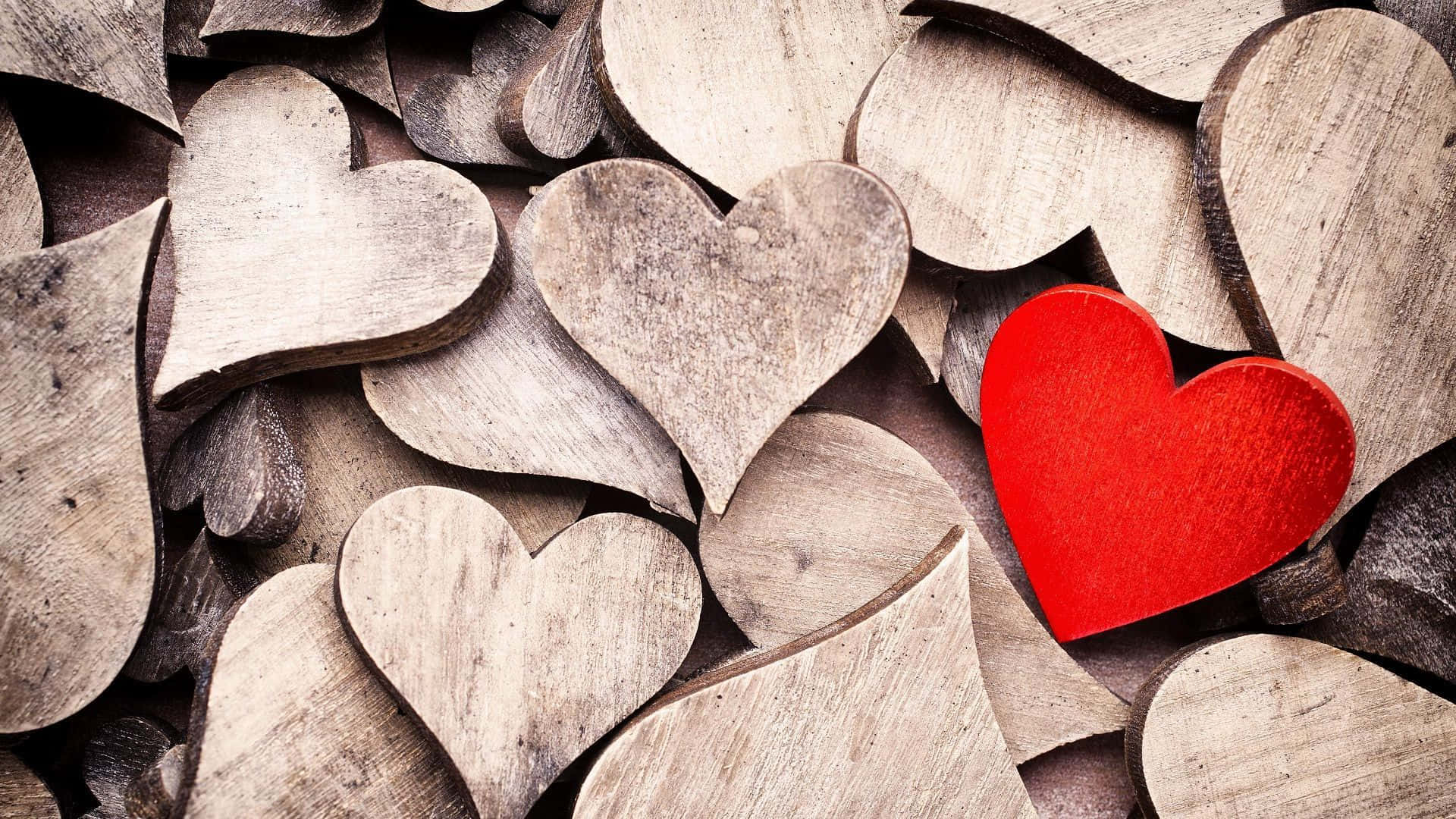 Rustic Hearts [wallpaper] Background