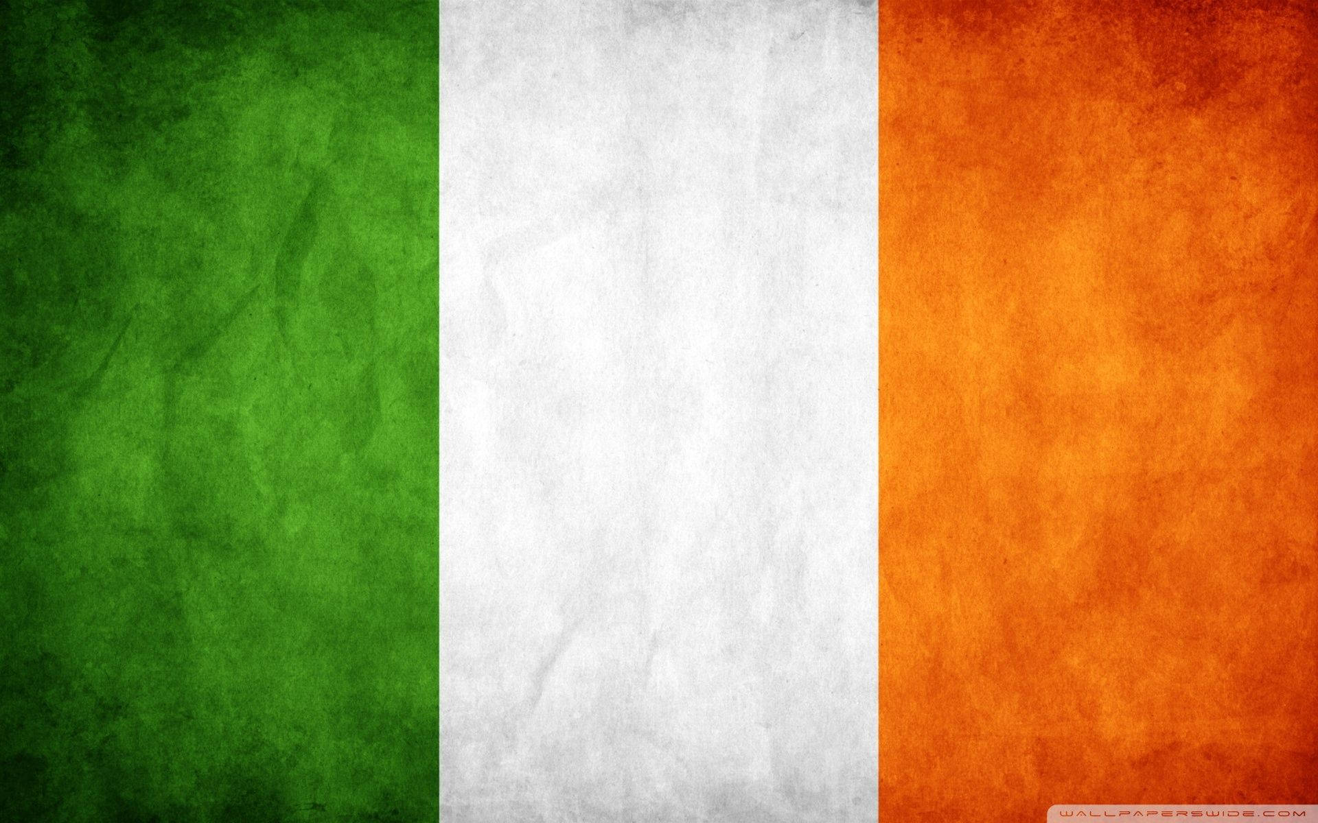 Rustic Irish Flag Background