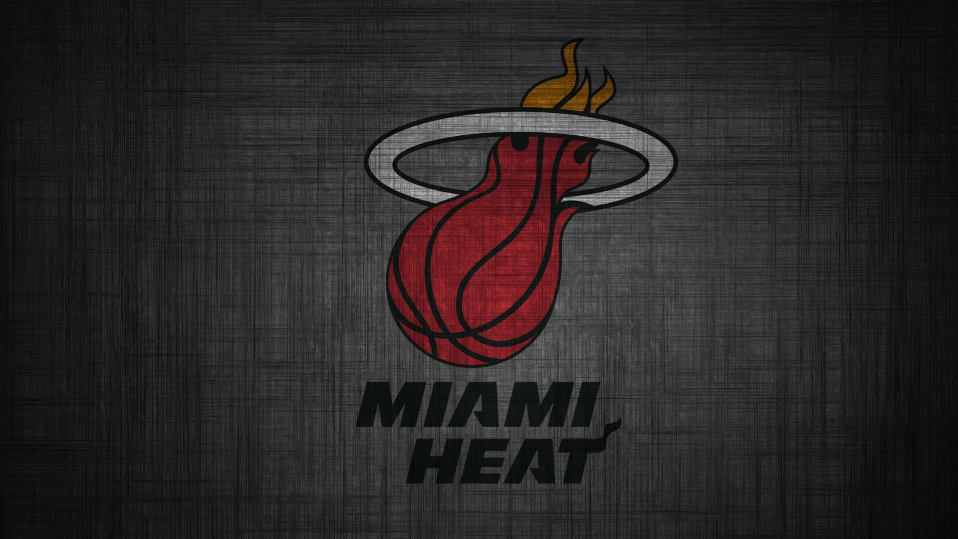 Rustic Miami Heat Logo Background