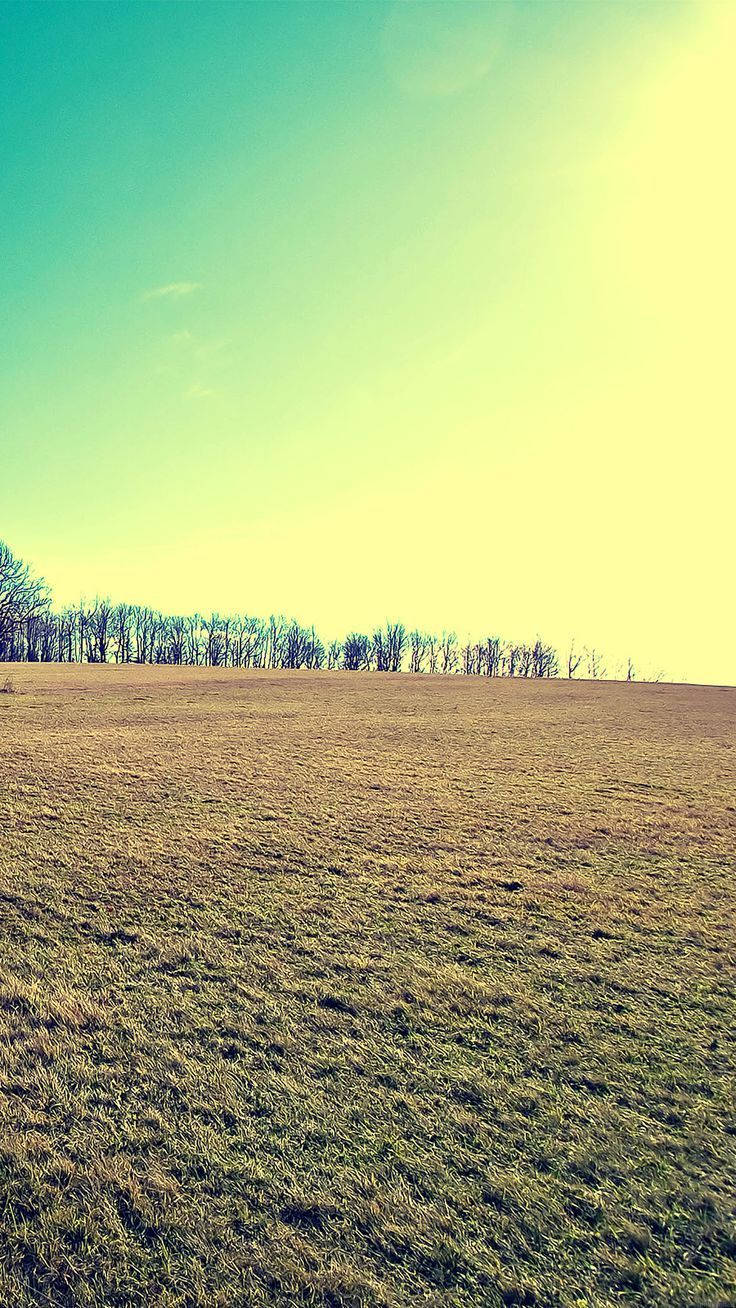 Rustic Vibes - Country Landscape Captured On Iphone Background