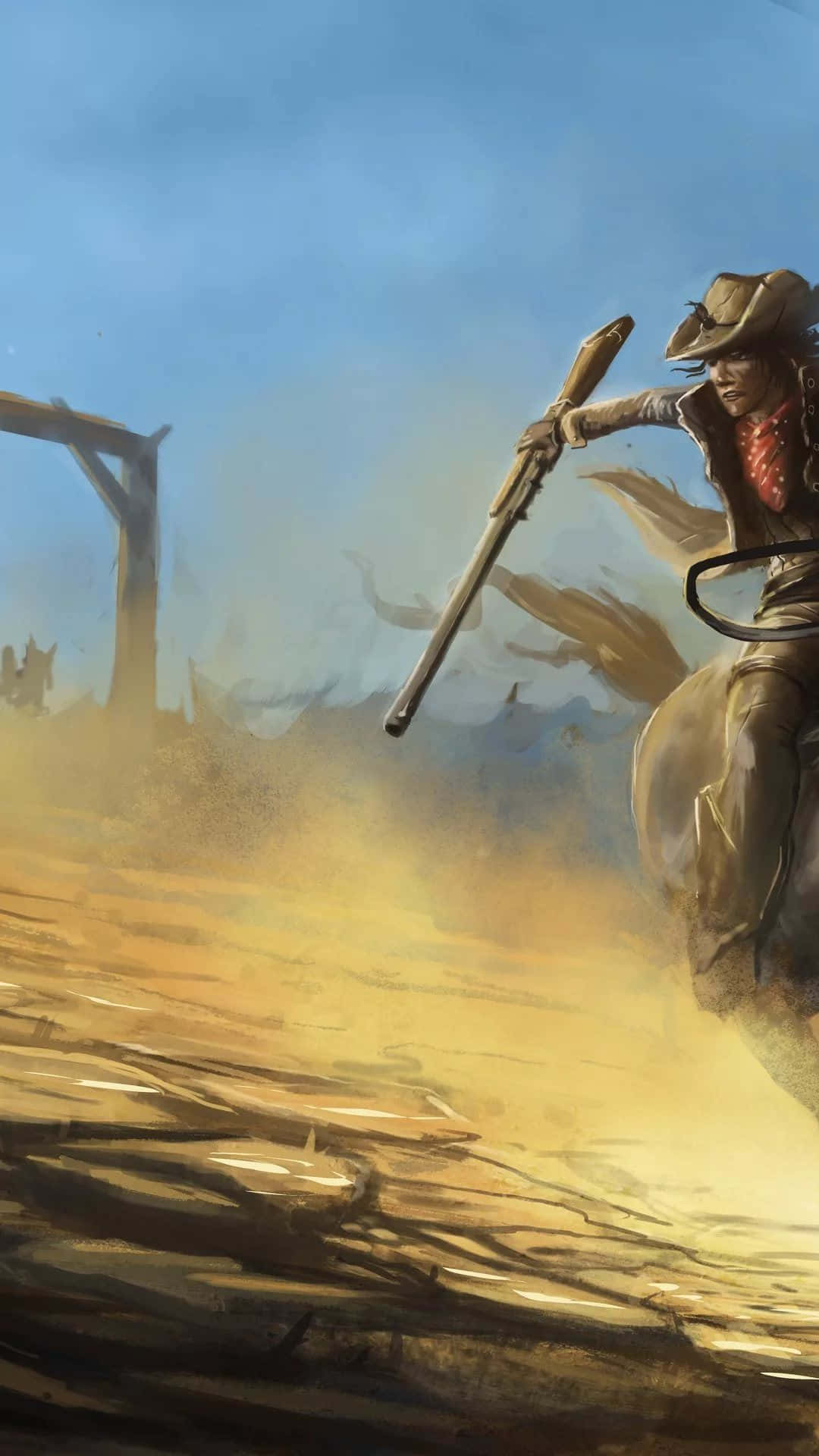 Rustic Western Cowboy Iphone Wallpaper Background