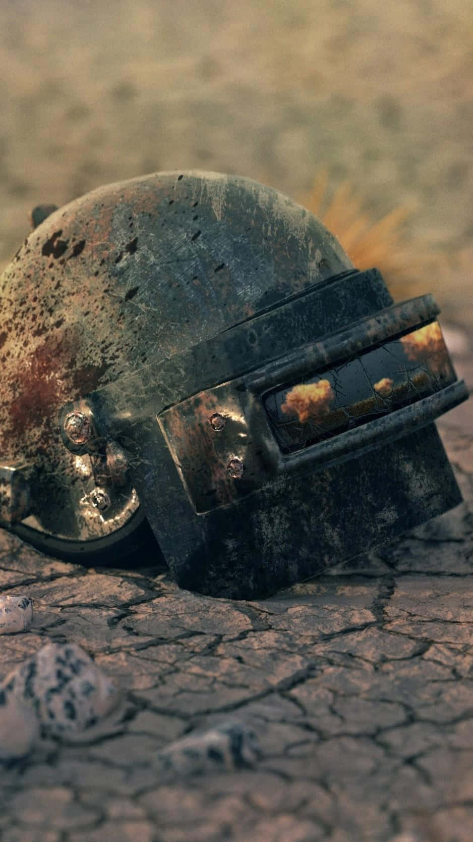 Rusty Helmet Pubg Iphone Background