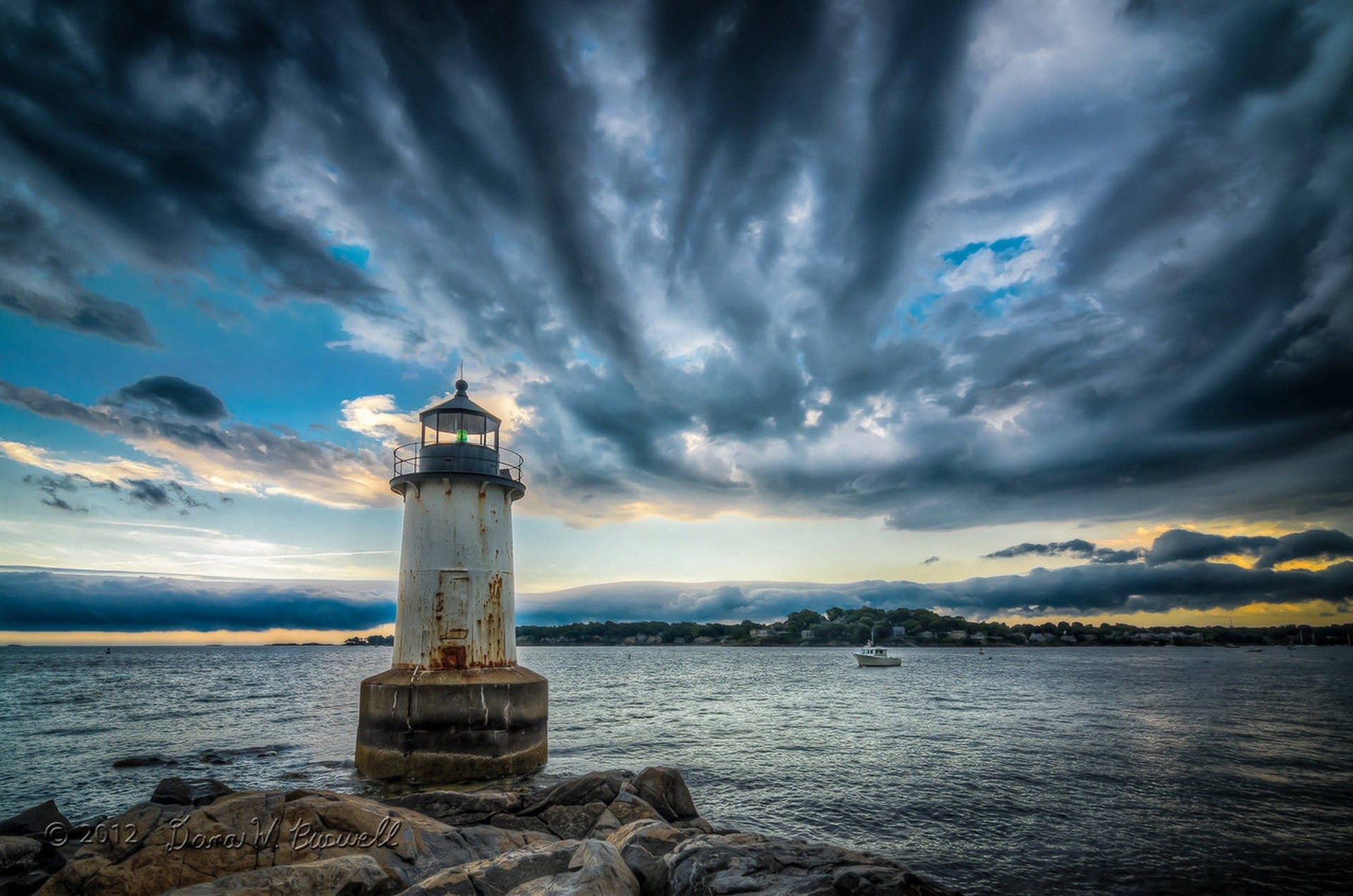 Rusty Lighthouse Background